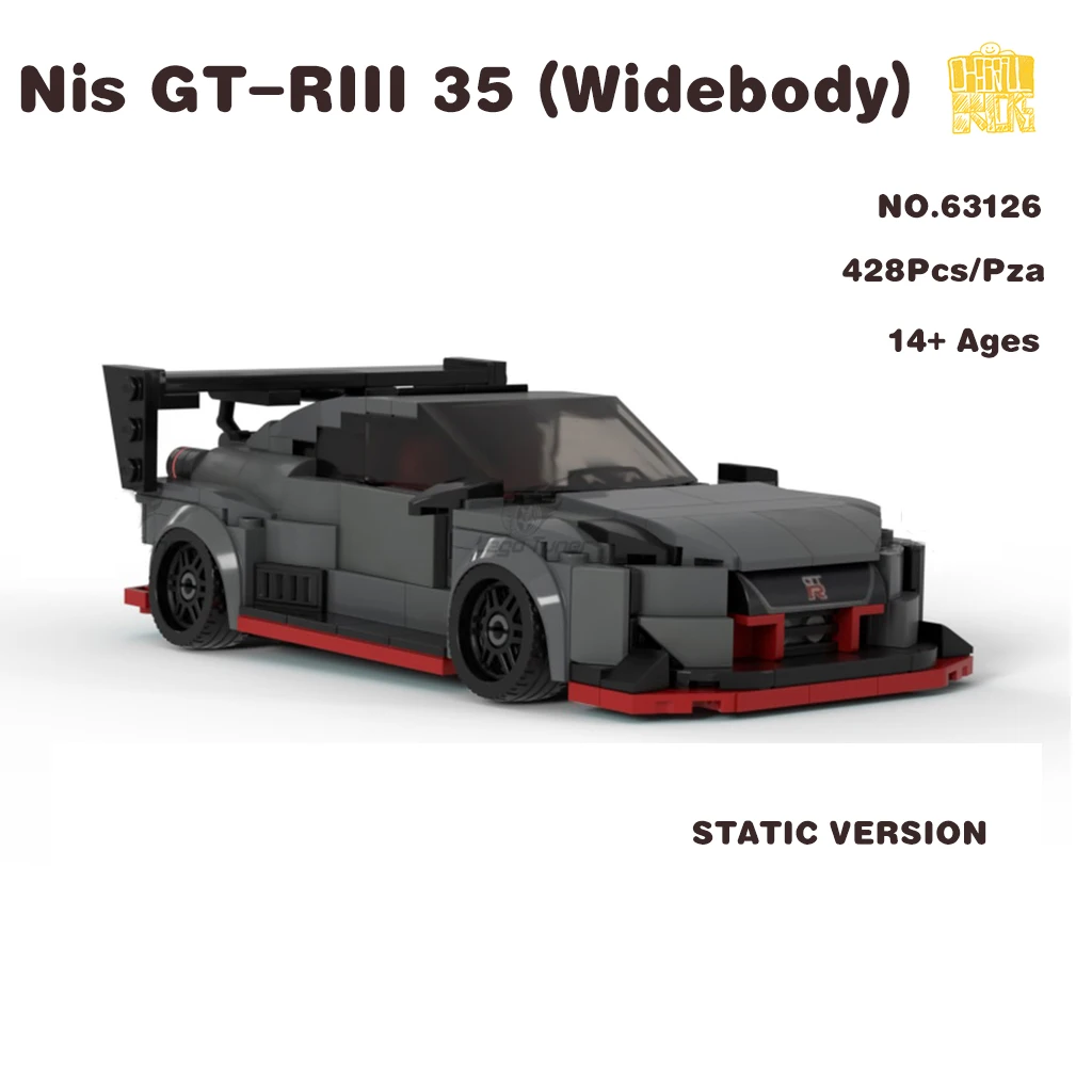 

MOC-63126 SUPER CAR Model With PDF Drawings Building Blocks Bricks DIY Toys Birthday Christmas Gifts