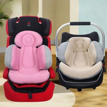 Cuscino per sedile per passeggino neonato Cestino di sicurezza Cuscino interno per sedile di sicurezza Cuscino protettivo Cuscino per la vita in cotone per bambini Universale
