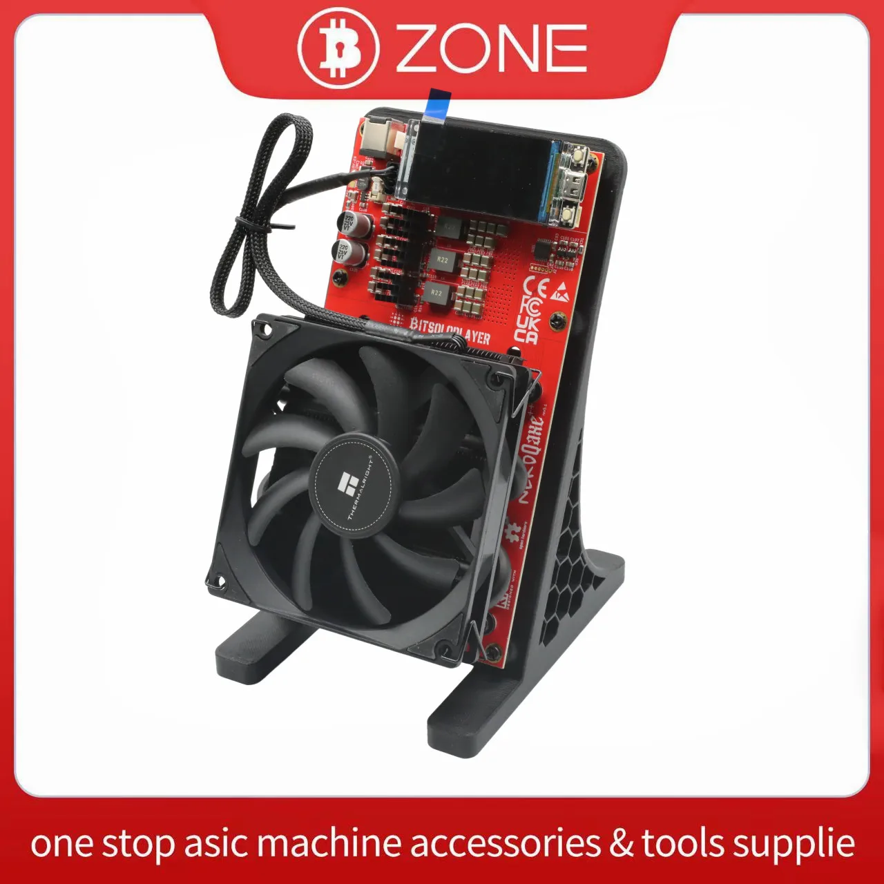 BITAXE NerdQaxe++ Bitcoin Miner 2025 Latest 4.8THs 4PCS BM1370 Asic Chip Solo BTC Miner 2.4G WiFi Open Source Miner