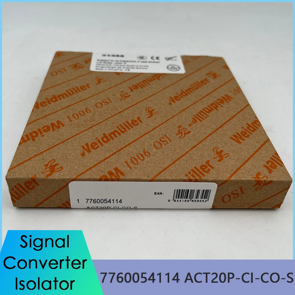 High Quality 7760054114 ACT20P-CI-CO-S Signal Converter Isolator For Weidmuller Fast Ship 2 High Quality 7760054114 ACT20P CI CO S Signal Converter Isolator For Weidmuller Fast Ship