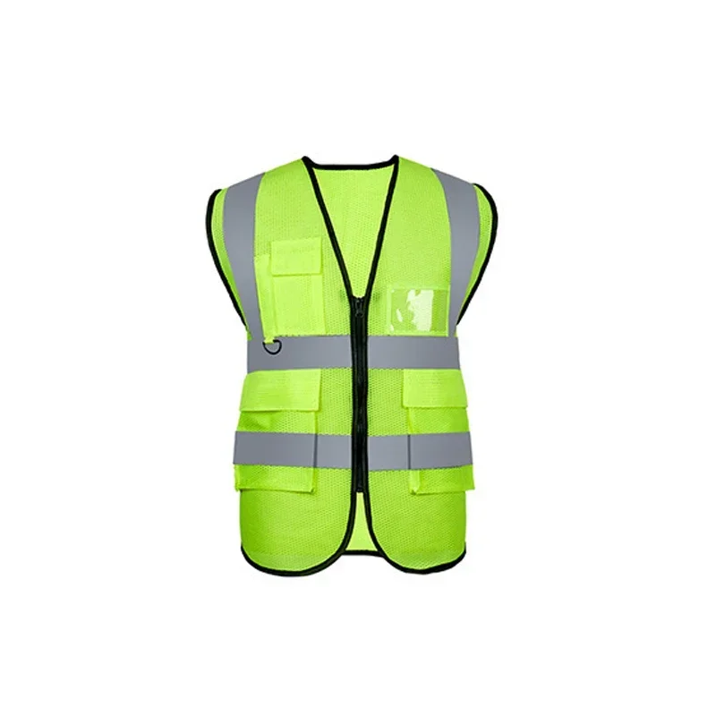 Reflective Cycling Motorcycle Vest High Visibility Safety Jacket for Night Riding Running Jogging Outdoor Sports Waistcoat