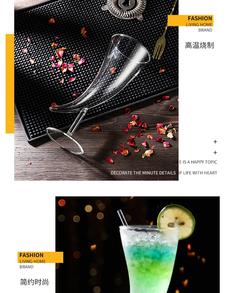 Description Picture 5 of itemMoon Glass Creative Glass Glass Molecular Smoked Glass Personalized Cocktail Glass