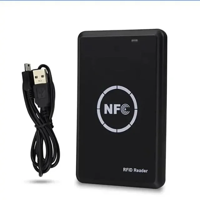 RFID Card Reader Copier Duplicator Key Fob NFC Smart Card Reader Writer 13.56MHz Encrypted Programmer Smart Keyfobs UID 6