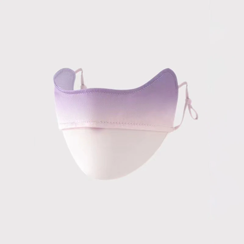 Enhanced UV Protection Ice Silk Summer Mask with Eye and Sunshade Coverage