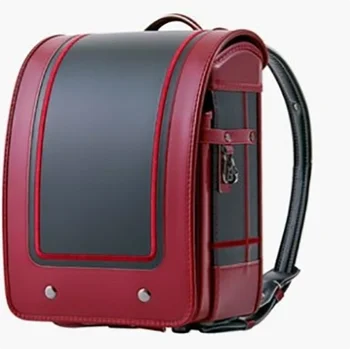 Randoseru Ransel backpack automatic Japanese school bag for boys girls Japan School Backpack for girls kids Orthopedic backpack 1