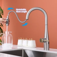 ก๊อกน้ำห้องครัวระบบสัมผัสอัจฉริยะ รุ่น Crane สำหรับเซ็นเซอร์ ก๊อกน้ำอ่างล้างจานแบบผสม หมุนได้ พร้อมเซ็นเซอร์อินฟราเรด รุ่น Tap1023 3