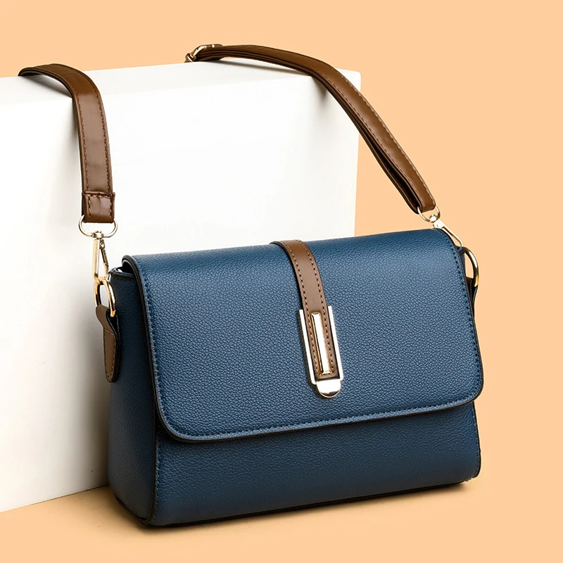 Fashion Crossbody Bag PU Leather Messenger Bag Versatile Sling Shoulder Women's Bag Small Handbags Sac A Main Femme Bolsas