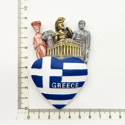 Greek Culture Travel Souvenirs: Decorative Fridge Magnets for Home and Photo Wall Art (Greece)