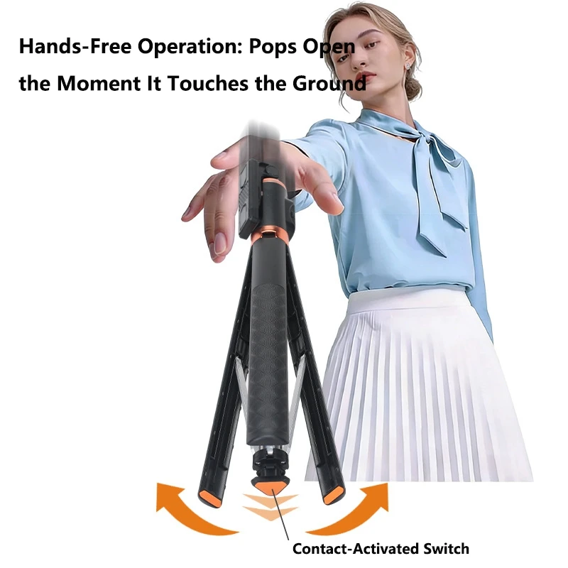 1,7 m Selfie-Stick-Stativ mit zwei Aufhelllichtern, kabelloser Bluetooth-Fernbedienung, 360° drehbarer, tragbarer Handyhalterung_voghion.com