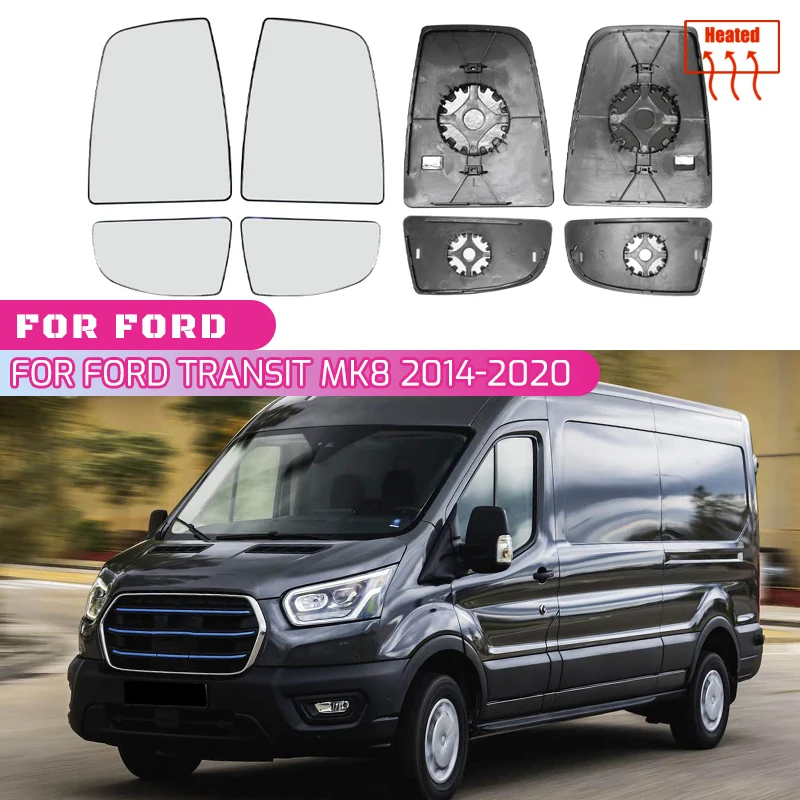 Side Rearview Mirror Heated Glass Door Wing Mirror For Ford Transit Van MK8 2014 2015 1823985