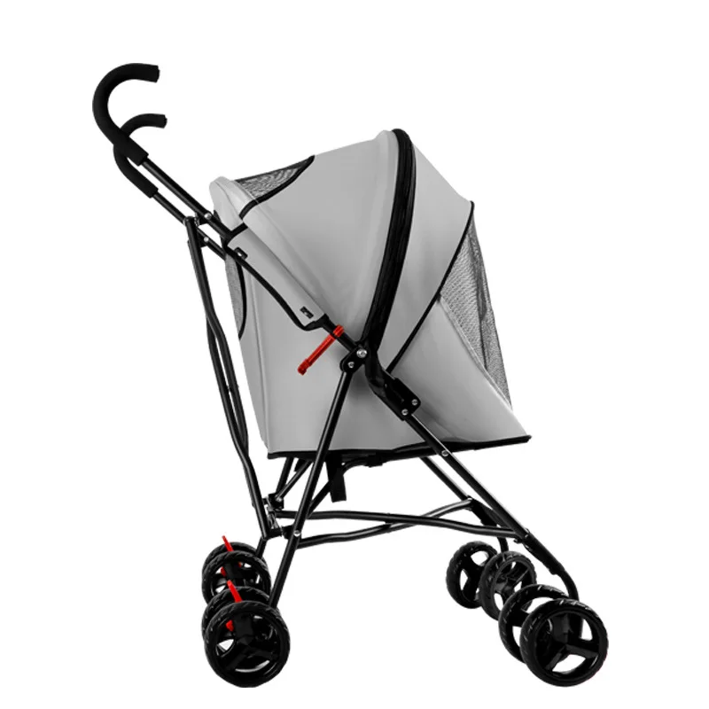 Small Dog Cart, Pet Cart, Cat Cart, Four wheel Foldable, Portable