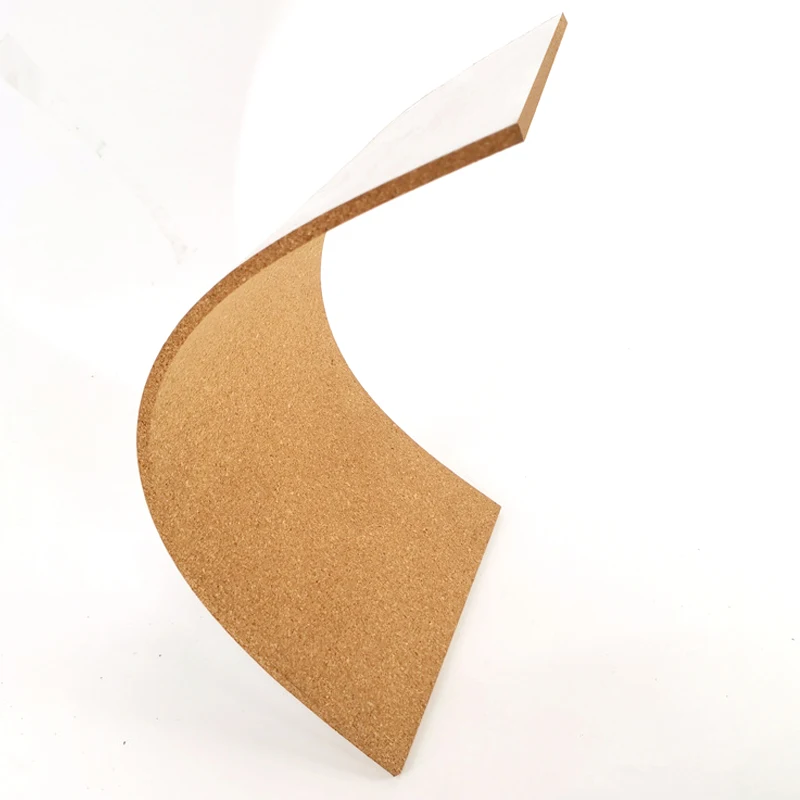 접착식 뒷면이 있는 코르크 게시판 2/4/6개, 17x8인치(43.18*20.32cm), (6mm) 0.236인치 두께의 자가 접착식 코르크 보드, 벽, 가정, 사무실 및 학교의 코르크 비전 보드, 게시판 장