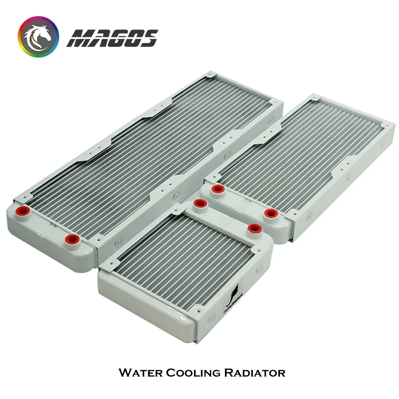 Alumínio Radiador para pc Computador Refrigeração Água Case Gpu Cpu Ram Dissipador Ventilador Refrigerador 60 80 90 120 240 360 mm Preto Branco g1 - Imagem 3