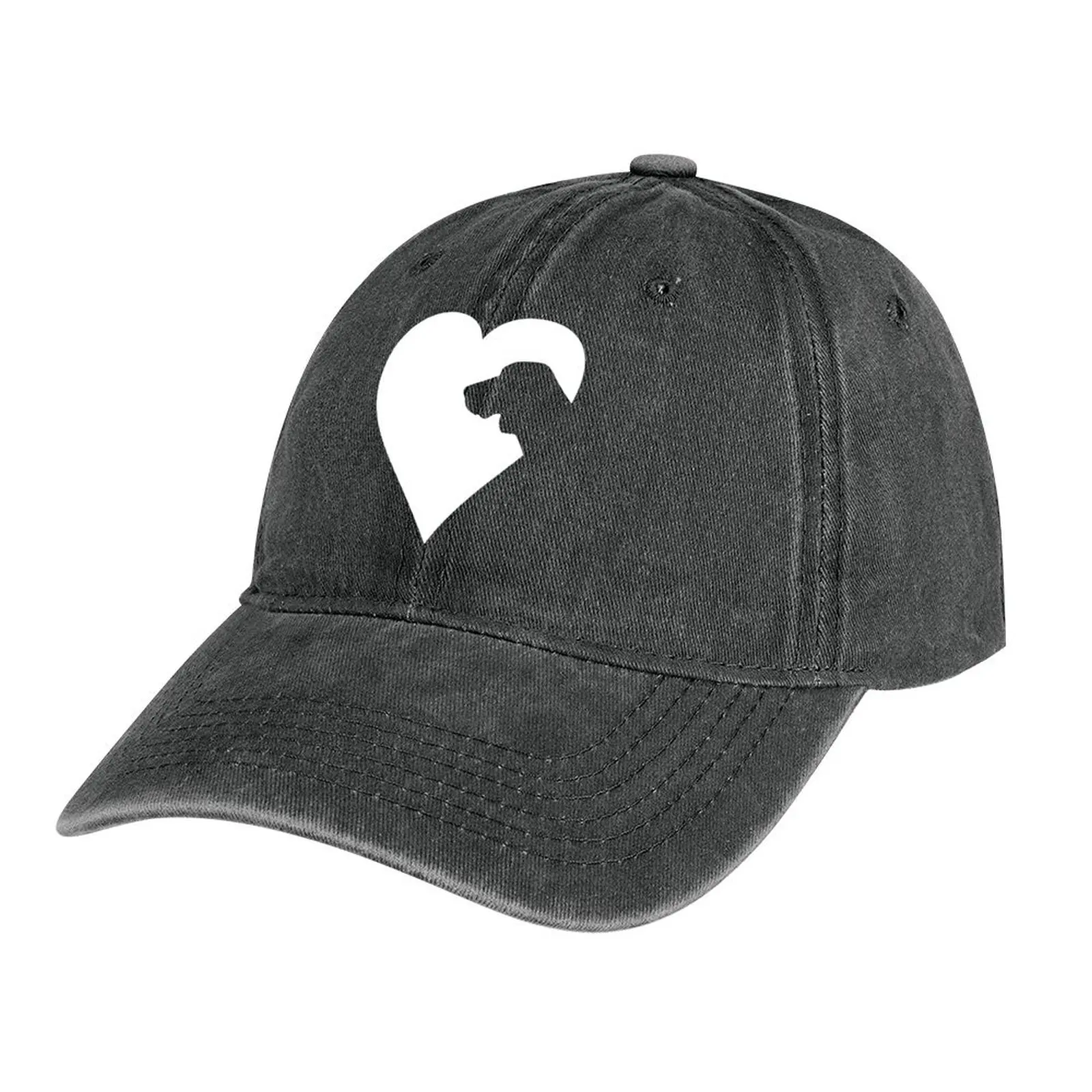 

The Heart of the Treeing Walker Coonhound Lover Cowboy Hat Gentleman Hat tea Hat Beach Outing Caps Women Men's