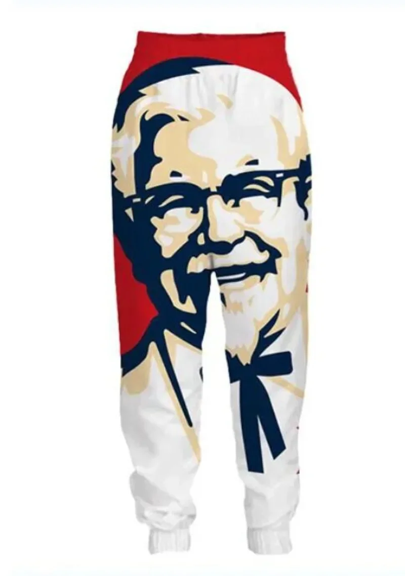 New Men/Womens KFC Colonel Funny 3D Print Fashion Tracksuits Crewneck hoodie Hip Hop Sweatshirt and Pants + Hoodies TZ04 5