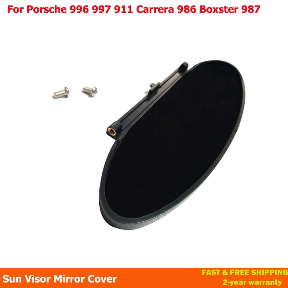 1/2Pcs Replacement Sunvisor Vanity Mirror Cover For Porsche 911 996 997