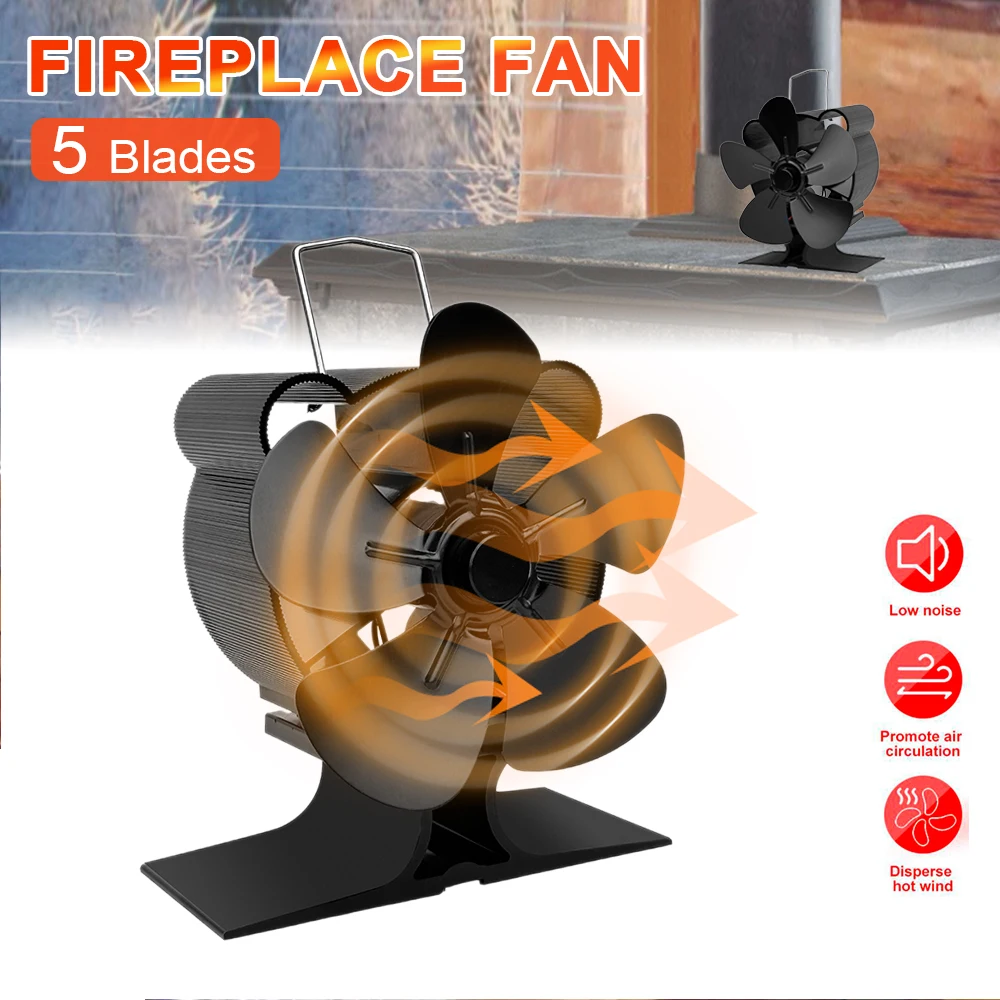 Рисунок 2 - Мини-камин вентилятор с 5 лезвиями вентилятор для печи