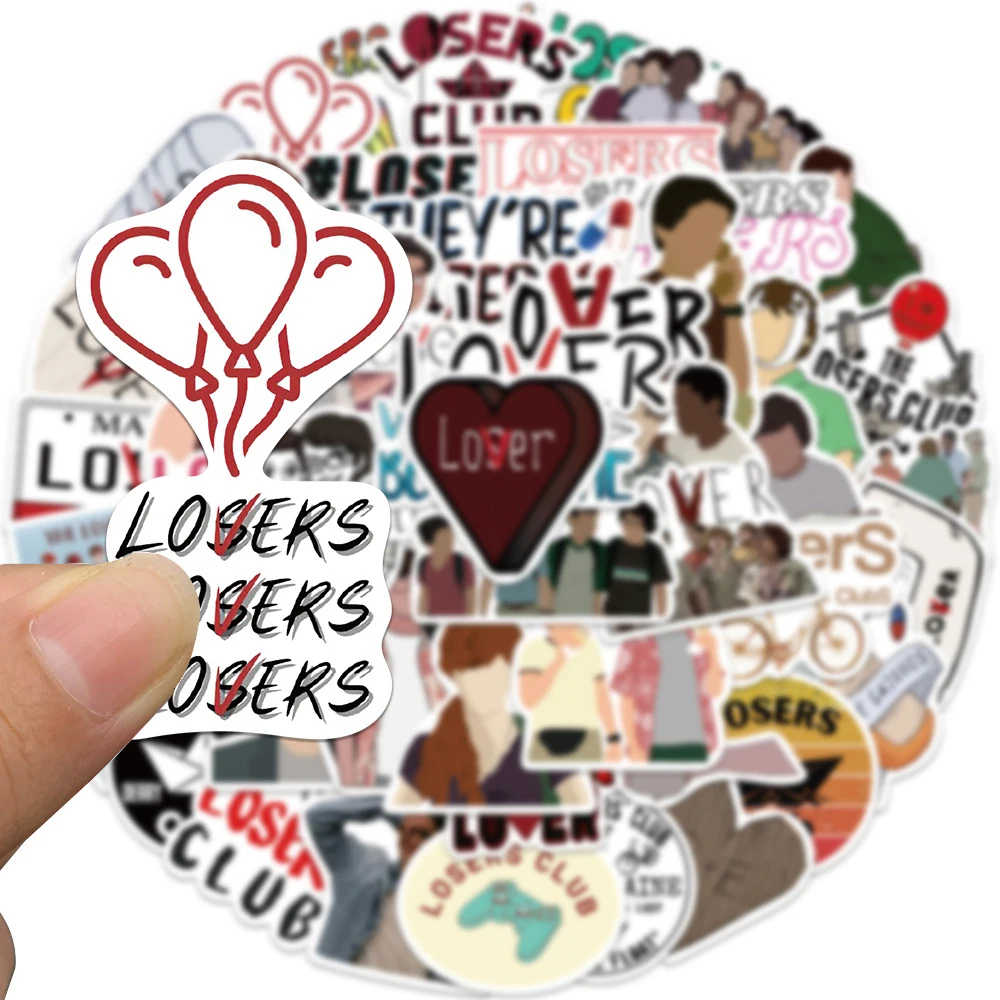10/30/50PCS TV Show Loser Club Stickers Decals DIY Graffiti Laptop Suitcase Phone Case Notebook Waterproof PLC Sticker Wholesale suitcase manufacturers wholesale multi functional caster foldable trolley case foldable suitcase luggage