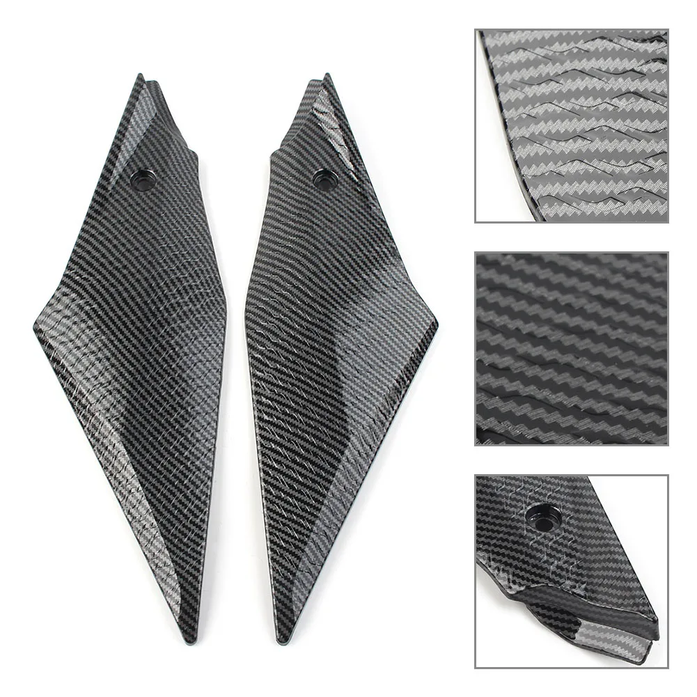 

1Pair Carbon Fiber Motorcycle Gas Tank Side Cover Trim Fairing For Yamaha YZF R1 R1M R1S 2015 2016 2017 2018 2019