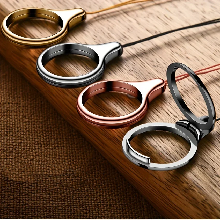 Elegant Pendant Ring Stand with Hanging Rope