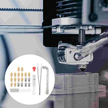 

1 Set Printer Cleaning Tool Brass Stainless Steel Nozzles Cleaning Needles Tube