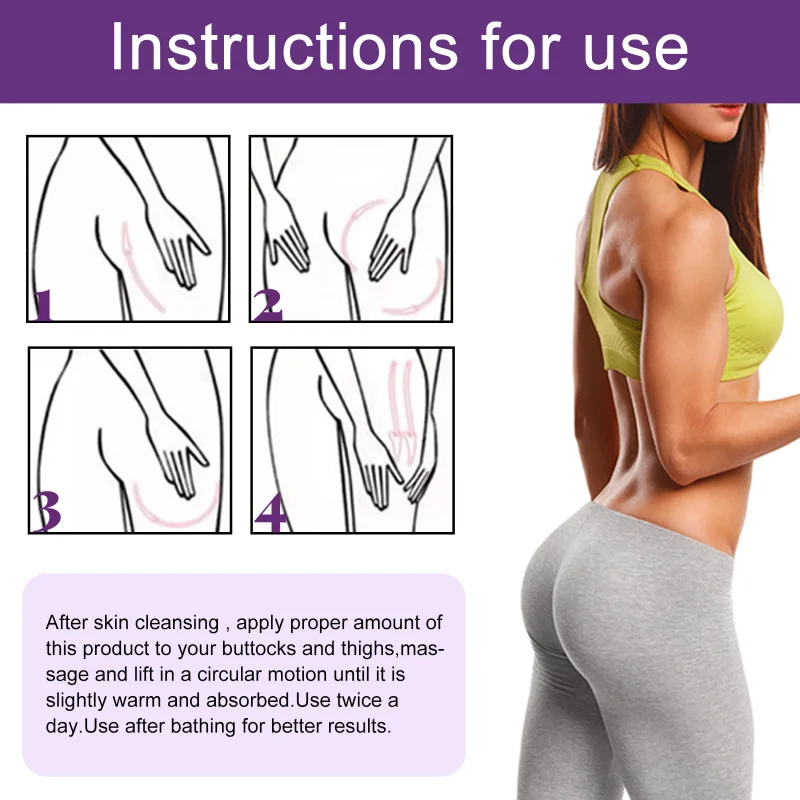 30ml Fast Buttock Growth Oil Hip Enlargement Essential Oils Cream Effective Enhancement Ass Lifting Firming Lift Up Butt Beauty