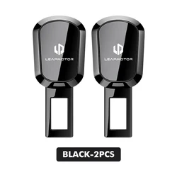 Car Safety Seat Belt Buckle Extender and Converter (Black - 2PCS)