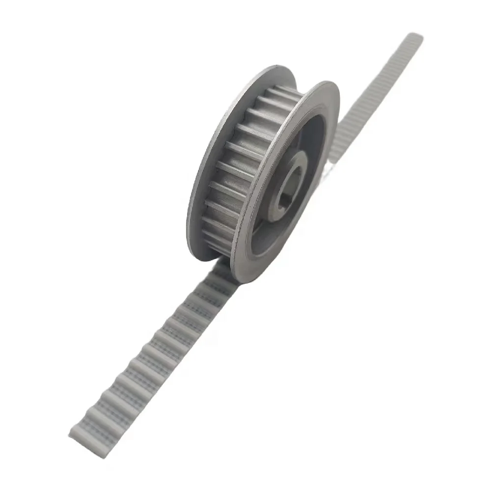 

Factory direct aluminum timing pulleys with double flange