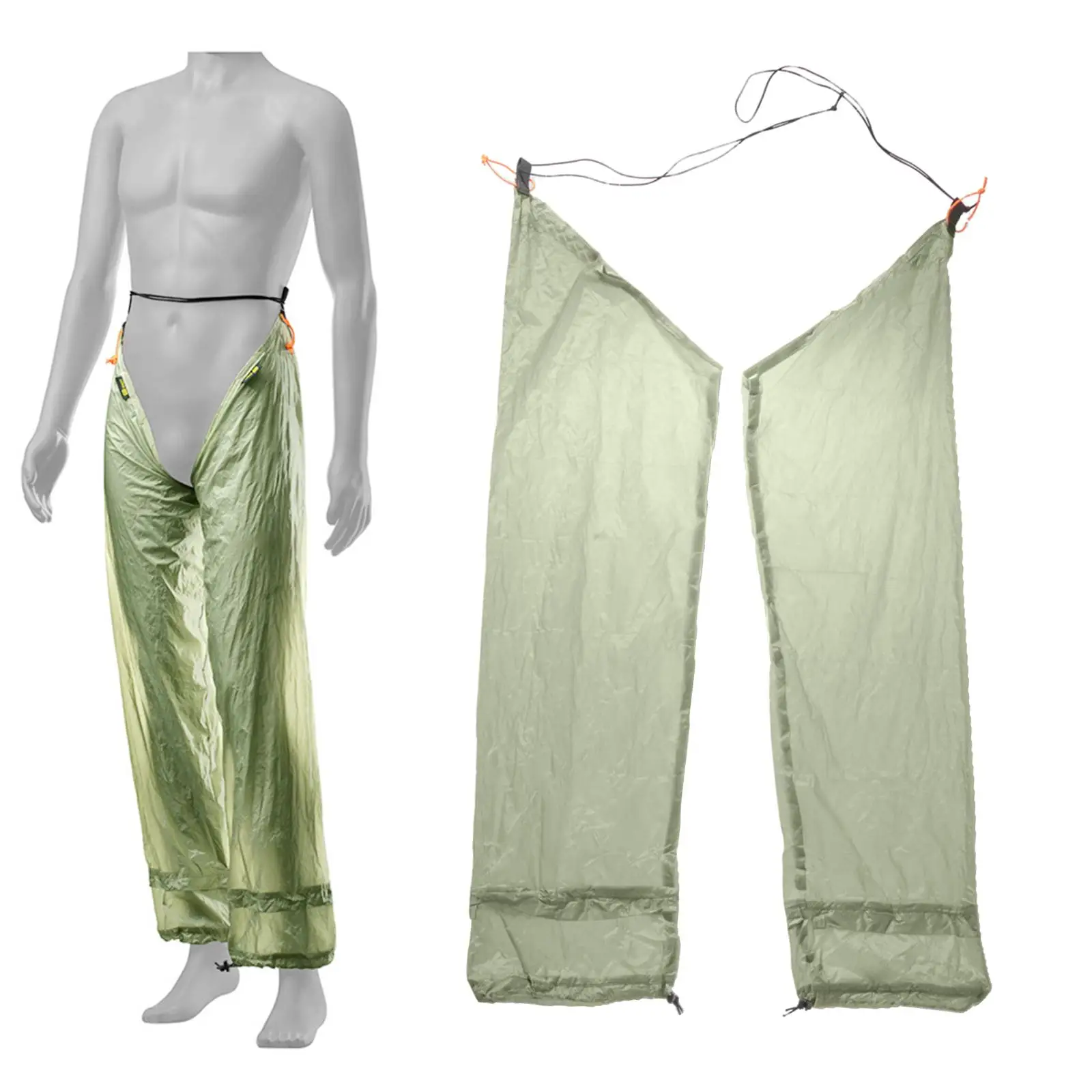 Lightweight Waterproof Outdoor Rain Pants for Men Women Separated Legs Leg Cover for Snowboard Fishing Winter Kayaking Warm