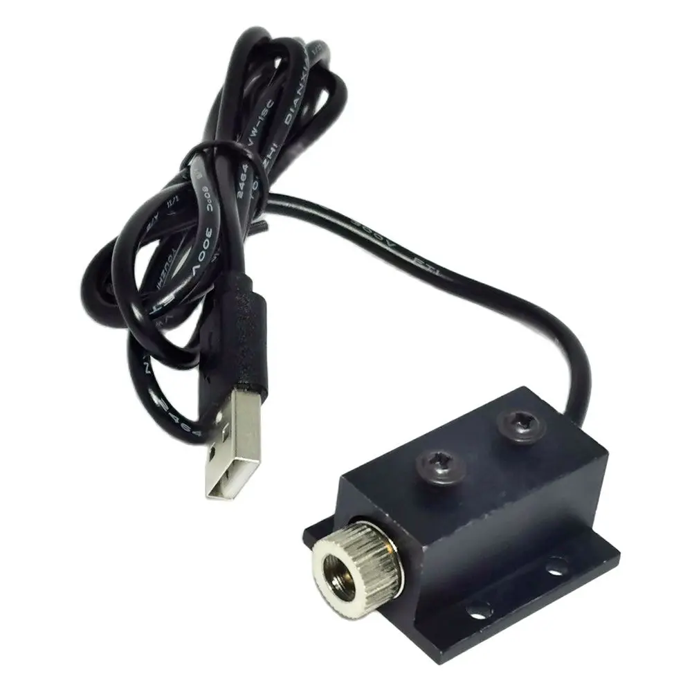 Focusable RGB Laser Diode Module with USB Adapter 12mm Heatsink laser module