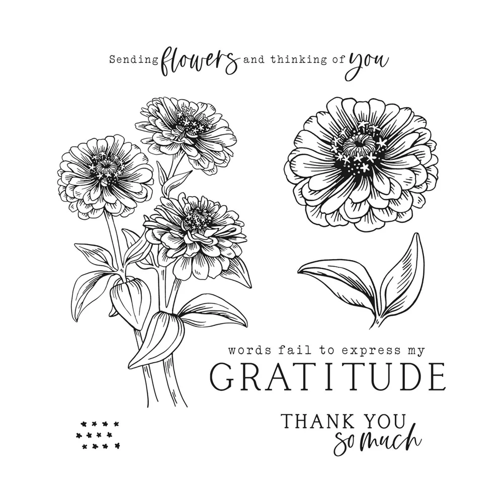 Cutting Dies/Clear Silicone Stamp Simply Flowers DIY Crafts Card Album Making Scrapbooking Stencil ST03 clear stamps clear rubber stamps clear silicone nail stamper set