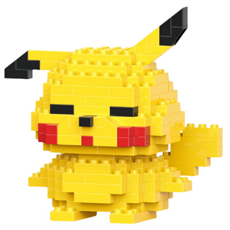 Pokemon Small Blocks Pikachu Nanoblock Charizard Kyogre Groudon Rayquaza Toys for Kids