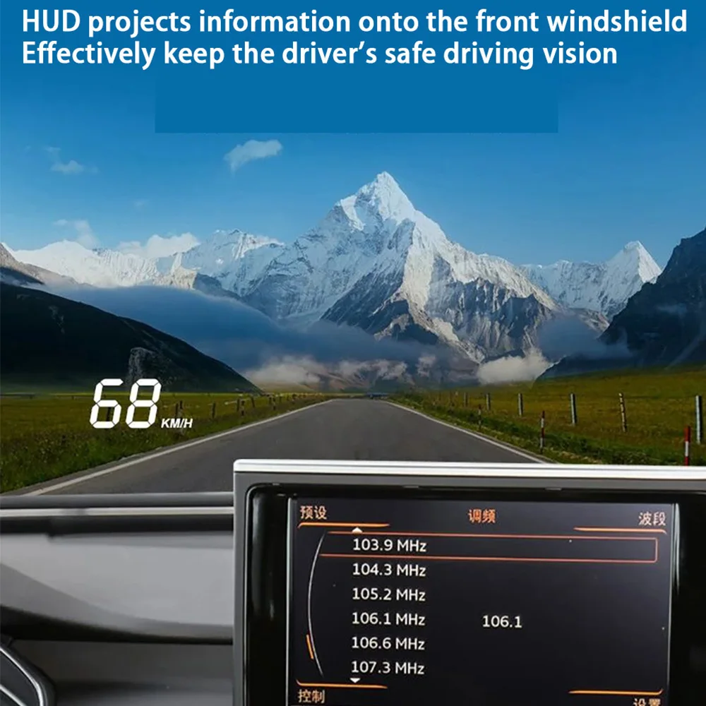 ZJCGO-ڵ HUD ÷, ڵ  ˶   ÷ ӵ  , ƿ A6 S6 RS6 C7 4G 2012  2018