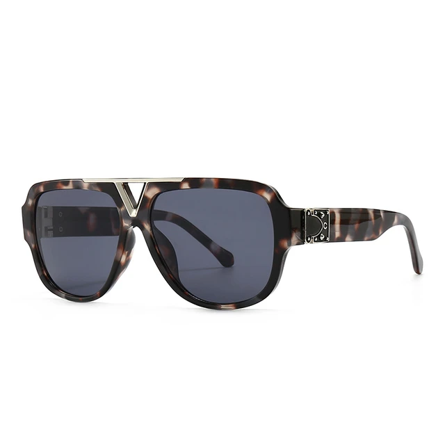 Luxury Brand Classic Sunglasses for Men and Women Oversize Designer Leopard  Marble Sunglasses UV400 Shades - AliExpress
