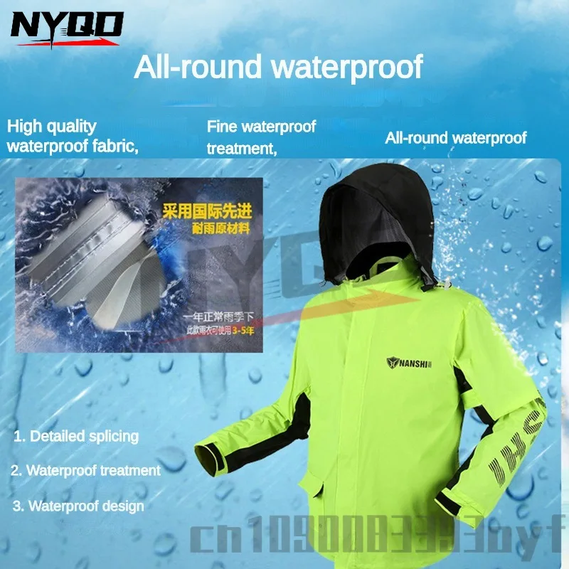 Adult Split Raincoat and Rain Pants suits Motorcycle Riding Raincoat for Men Women Outdoor Waterproof Fishing Clothing