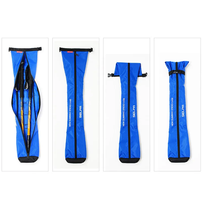 Outdoor Walking Stick Carry Bag Waterproof Crutch Storage Case Trekking Pole Bag Backpacking Carrying Bag (without Stick)