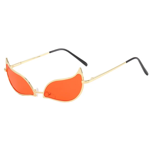 Anime Doflamingo Glasses Accessories One-piece Cosplay Props cat eye metal  sunglasses women men 2023 rave party punk glasses - AliExpress