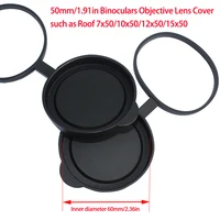 Binoculars Protective Rubber Objective Lens Caps 42mm/50mm Binocular Eyepiece Lens Cover Telescope Cover Lens Protection 2