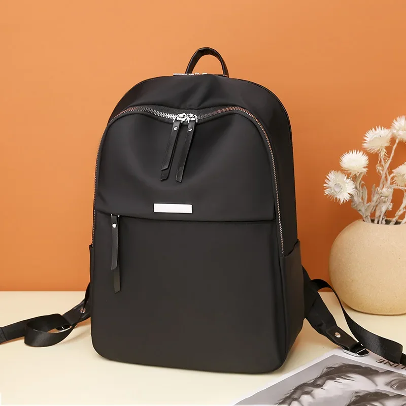 

Chikage lulu Fashion Trend Student Schoolbag Lightweight Travel Anti-theft Nylon Backpack Large Capacity Commuter Bag