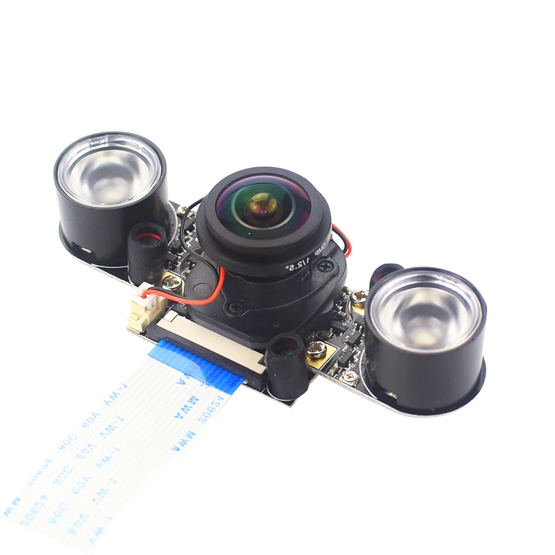 Raspberry Pi Night Vision Camera with 2 Infrared Light 5MP OV5647 Webcam 75 175