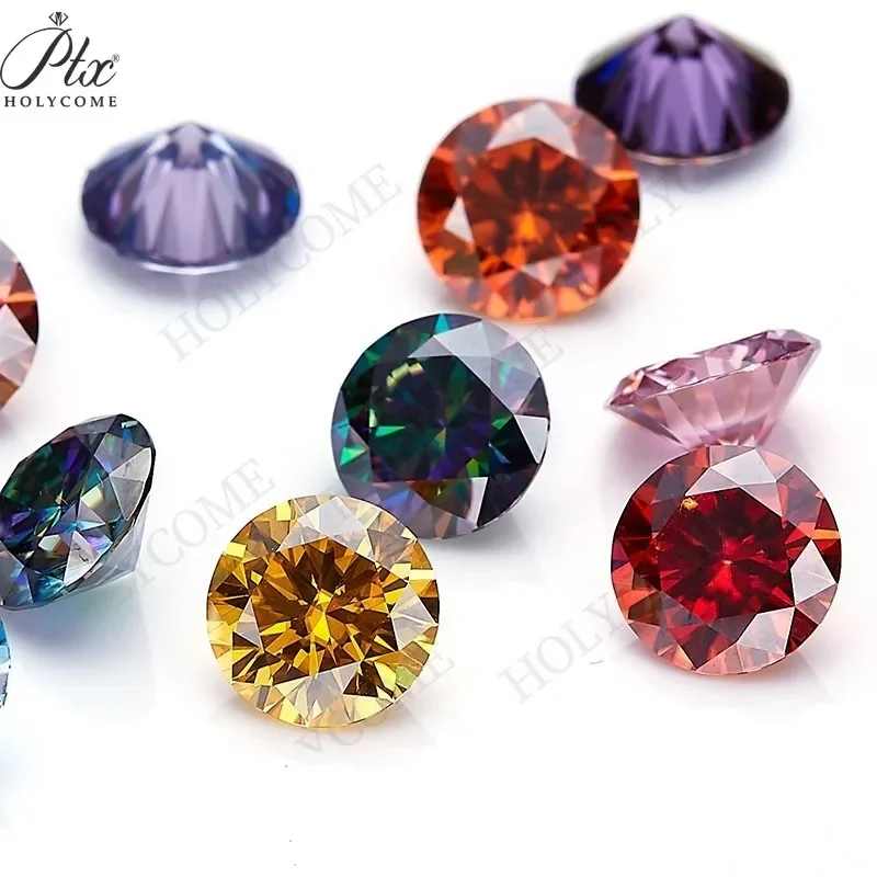 0,1-10CT Moissanit, ovale Form, leuchtendes Blau, Primärfarbe, VVS1, DIY-Ring, Halskette, Ohrringe, Hauptmaterialien, Perlen für die Schmuckherstellung – Detail 34
