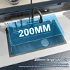 Stainless Steel Kitchen Sink Embossed Single Slot Apartment Wash Bain Multifunction Dishwashing Pool For Workstation RV 2