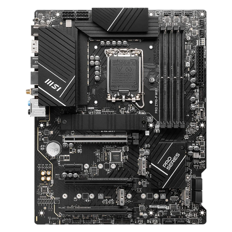 Scheda Madre Msi Pro Z790-P Wifi Lga 1700 128Gb Ddr4 Scheda Madre Intel Z790 Atx Supporta La Memoria Ddr5 Fino A 7000 +(Oc) Mhz