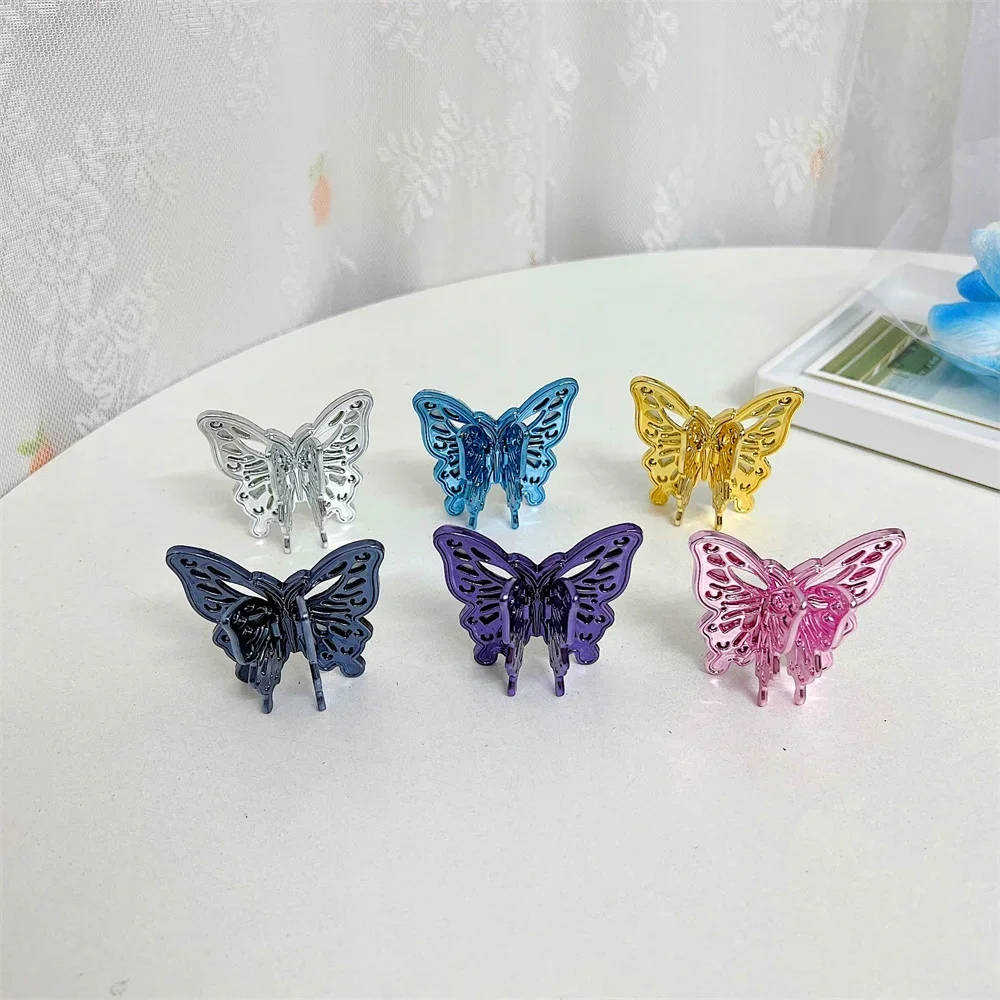 Universal Phone Holder Butterfly Phone Bracket Foldable Desktop Support for iPhone Samsung Xiaomi Stand Mobile Phone Accessories