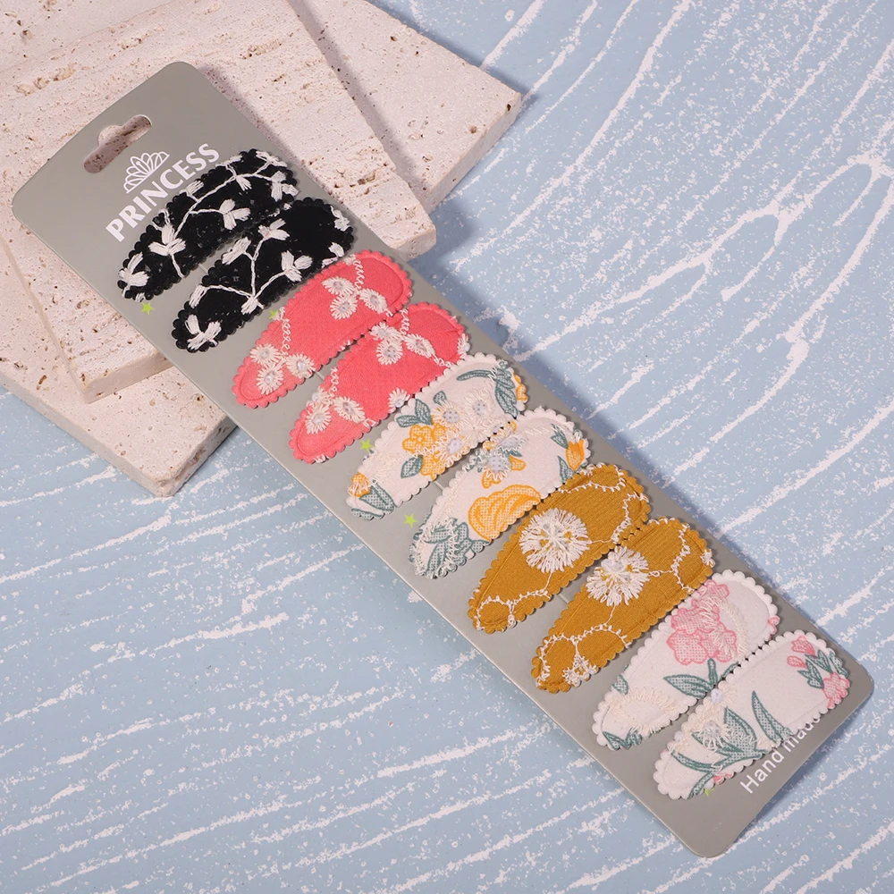 10pcs/set Embroidery Printed Snap Hair Clips for Girls Kids BB Hairpins Color 13 S59ae6ddc9be8413c92a964b066f7b2f3l