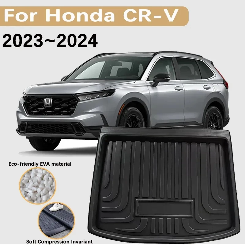 

Car Trunk Mats for Honda CR-V Accessories 2023 2024 CRV CR V Rear Boot Cargo Liner Trunk Waterproof Tray Carpet Storage Pad EVA