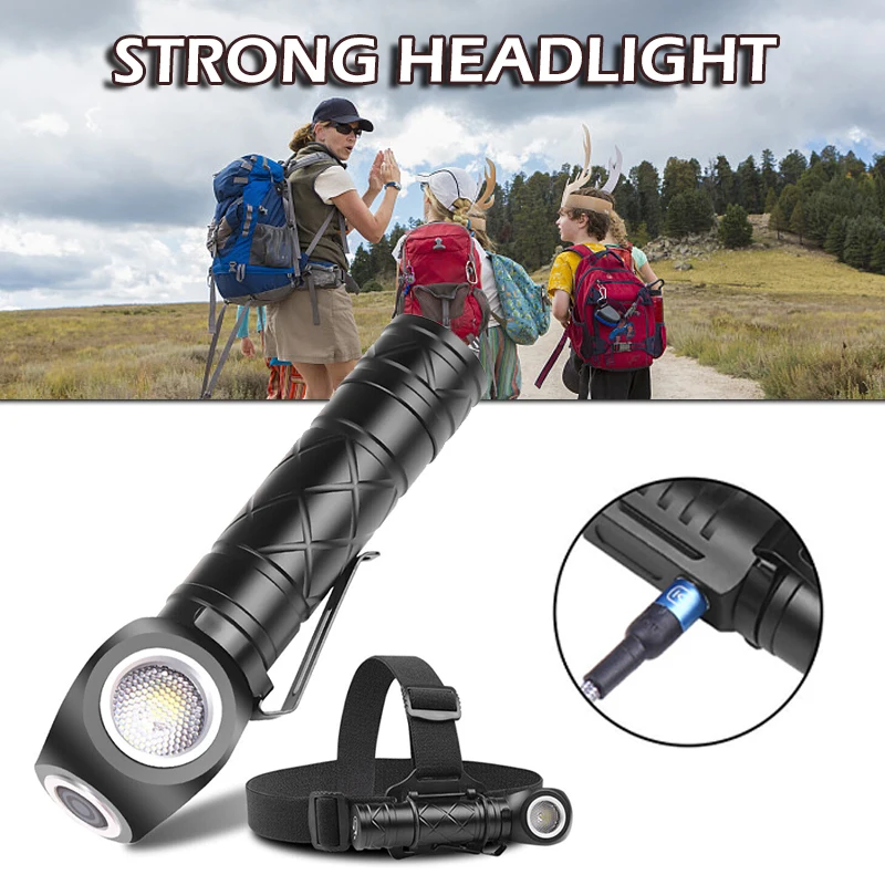 

Фонарик с подсветкой, 3 режима