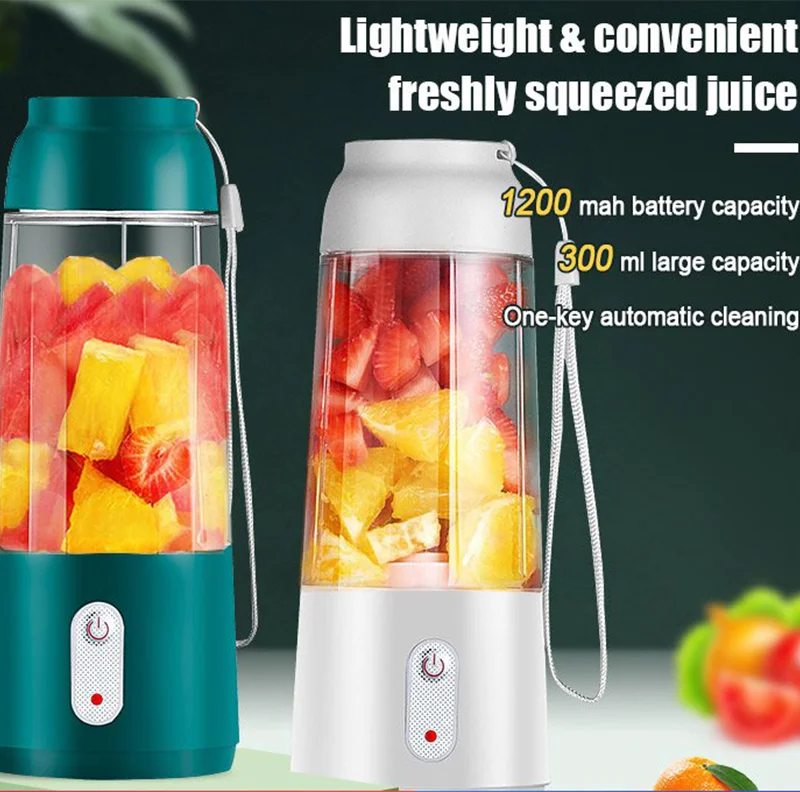 Portable Electric Juicer Blender USB Blender Mini Food Processor