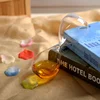 Creative Liquid Bubble Hourglass Timekeeper Modern Minimalism Home Decoration Sandglass Water Liquid Drift Bottle Glass Fun Gift 2
