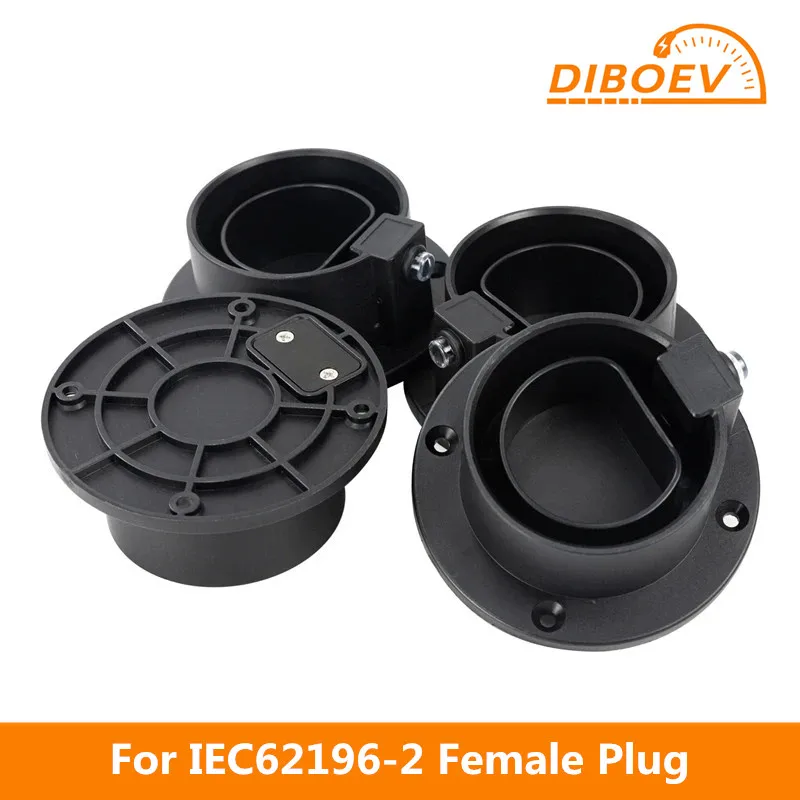 Type 2 AC Dummy Socket Holder IEC62196-2 Female Plug Level 2 EV Charger Cable Holder EV Charger Station Accessories